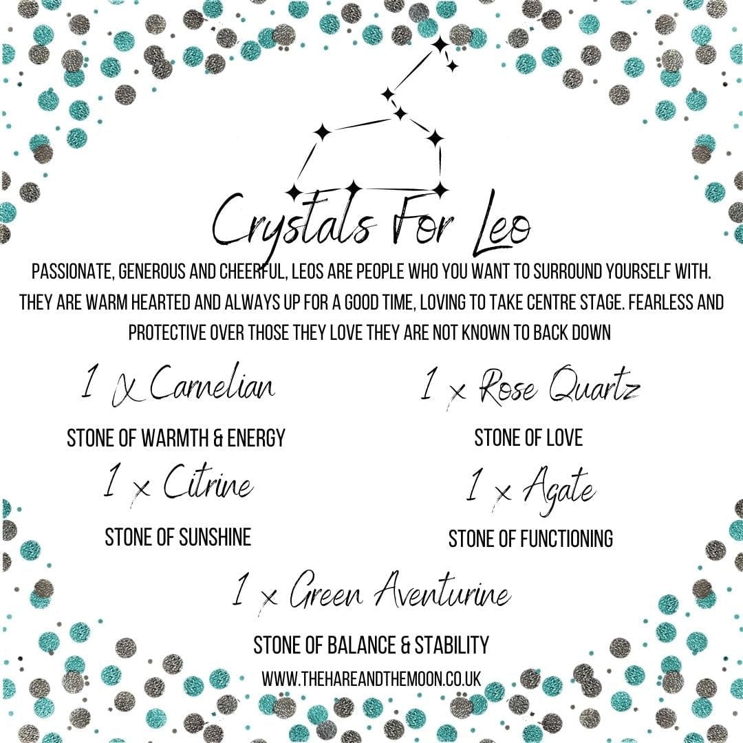 Miss Pretty London UK Limited Crystal Sets Crystal Horoscope Set - Leo