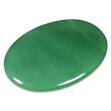 Miss Pretty London UK Limited Crystals Green Aventurine Palm Stone - Stone of Balance, Tranquillity and Stability - PS89