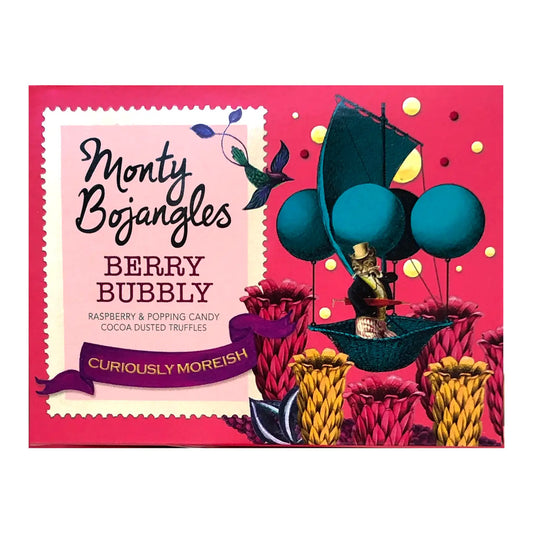 Monty Bojangles Berry Bubbly Cocoa Dusted Truffles 150g - MB834