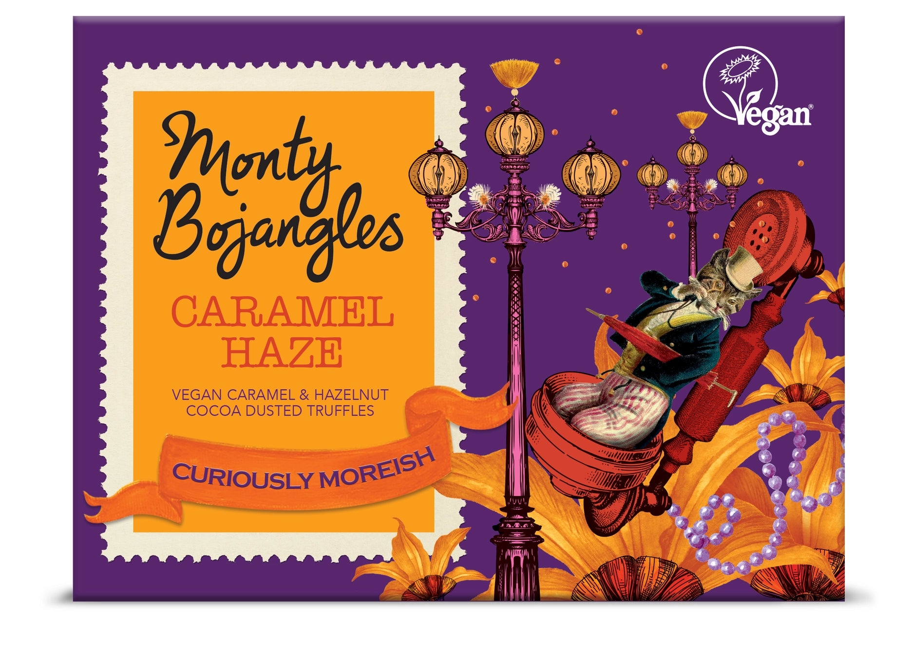 Monty Bojangles Vegan Caramel Haze Cocoa Dusted Truffles - MB904
