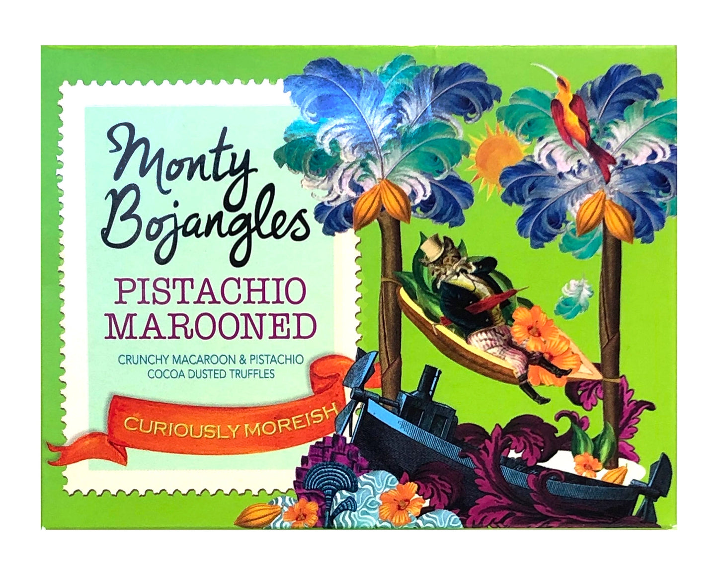 Monty Bojangles Pistachio Marooned Cocoa Dusted Truffles - MB833