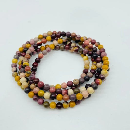 Mookaite Mini Bead Bracelet - MINIB12