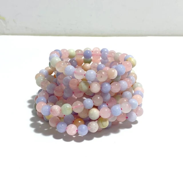 Morganite Power Bead Bracelet - PB5423