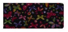 Multicoloured Butterfly Print Chequebook Wallet - The Hare and the Moon
