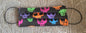 Multicoloured Skulls Print Face Mask - The Hare and the Moon