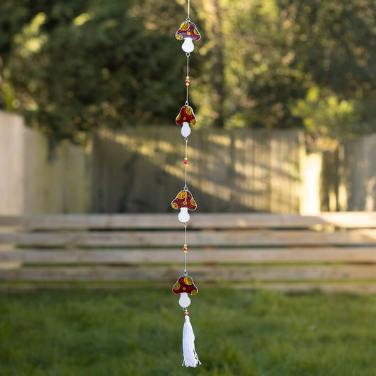 String of Mushroom Suncatchers - SC_64126