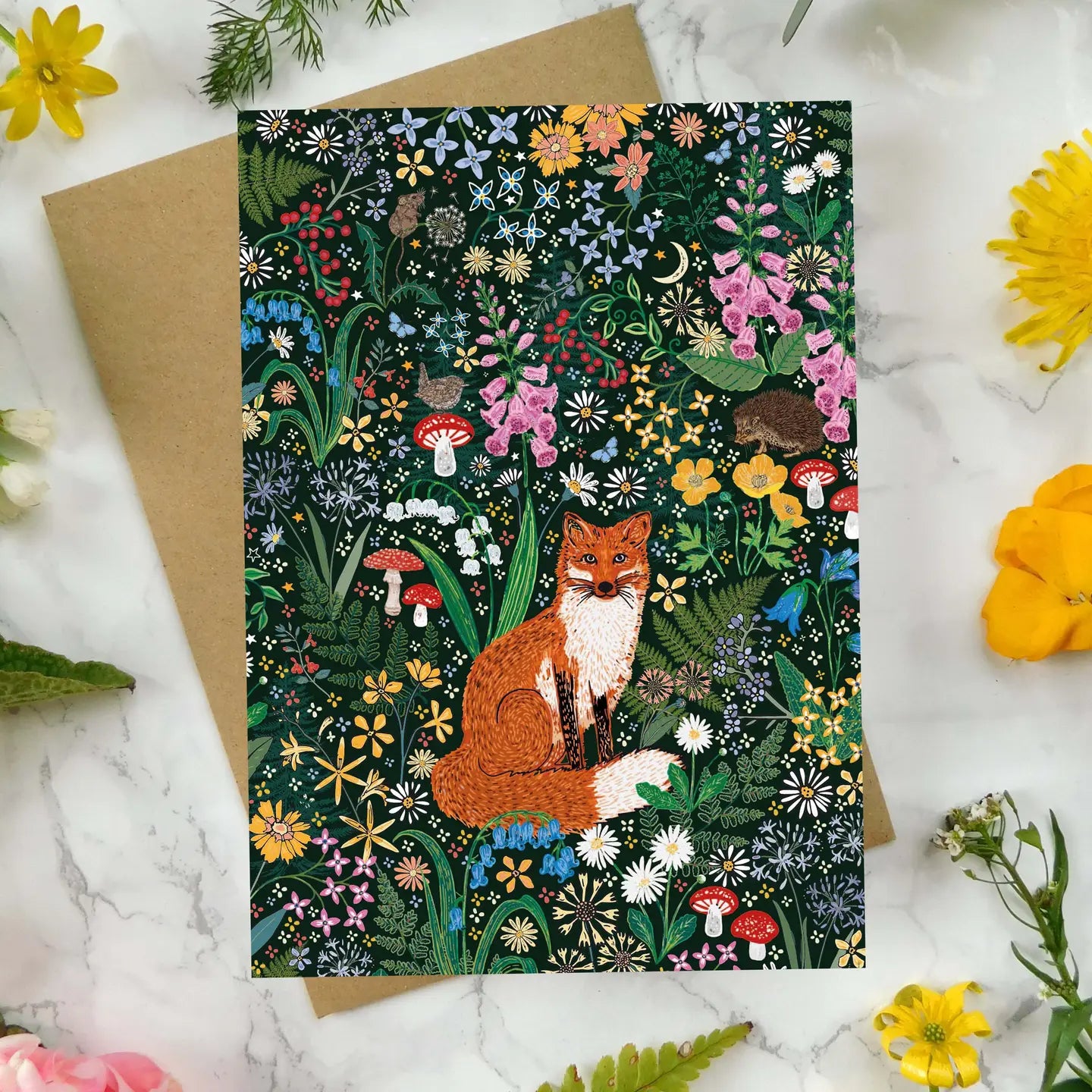 Woodland Fox Greeting Card - CA117