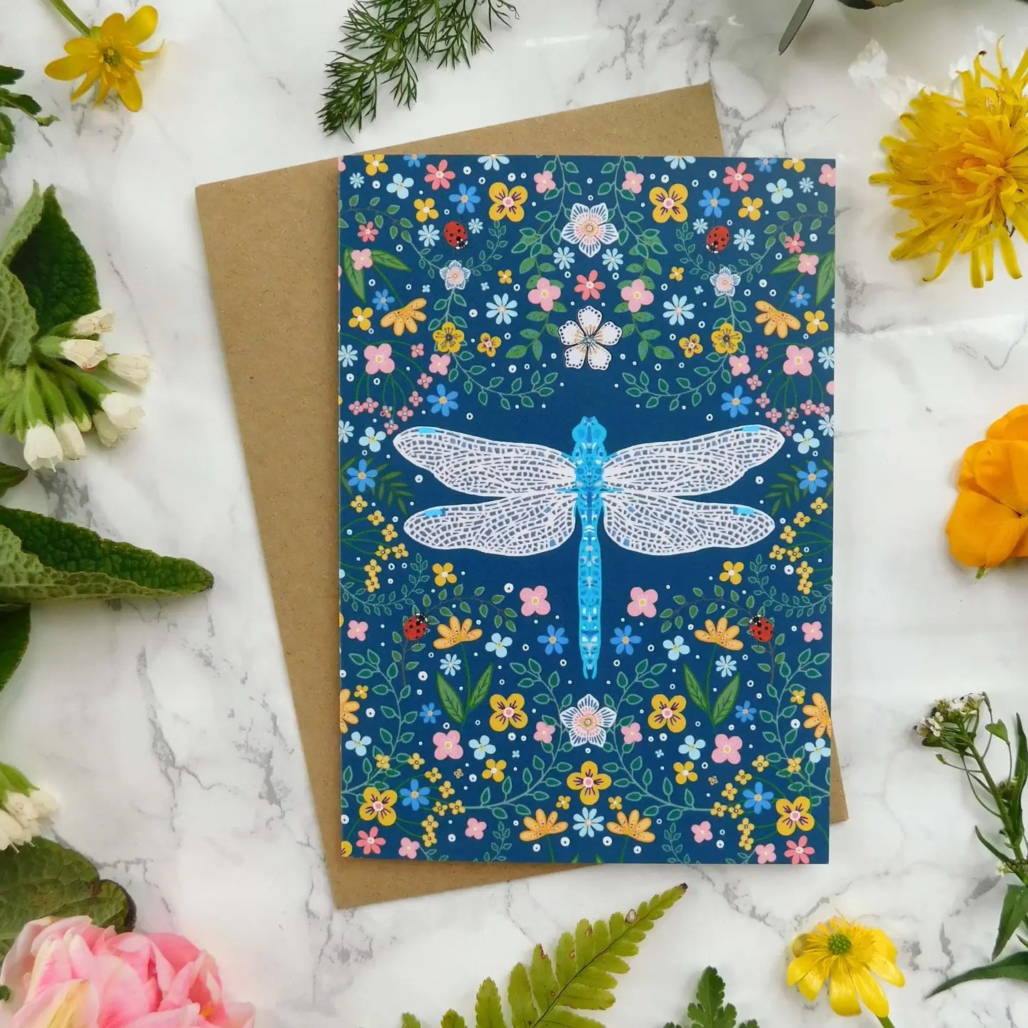 Dragonfly Greetings Card - CA22
