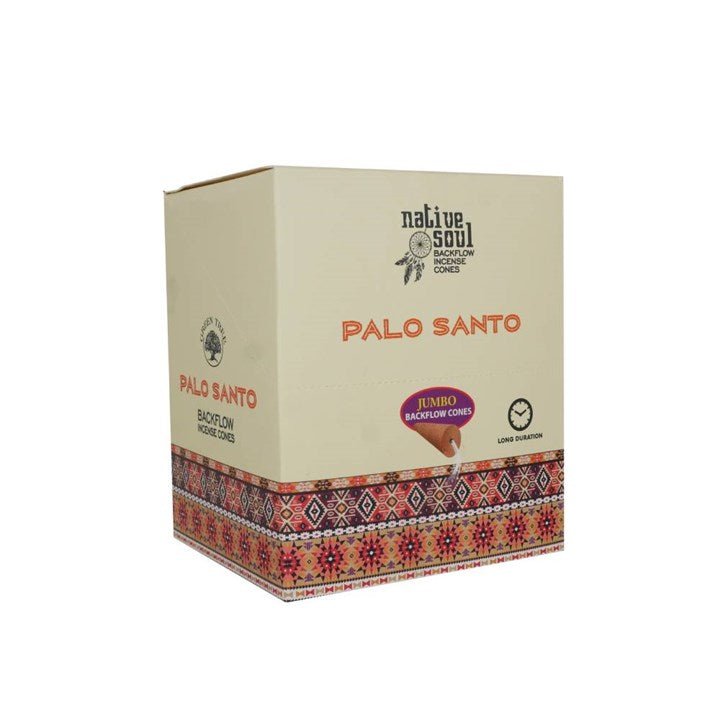 NATIVE SOUL PALO SANTO BACKFLOW INCENSE CONES - The Hare and the Moon
