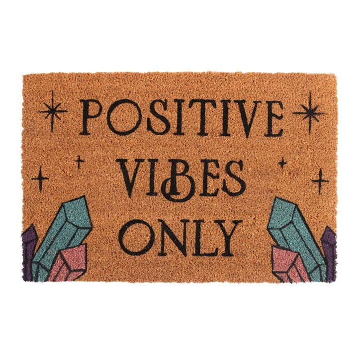 NATURAL POSITIVE VIBES ONLY DOORMAT - The Hare and the Moon