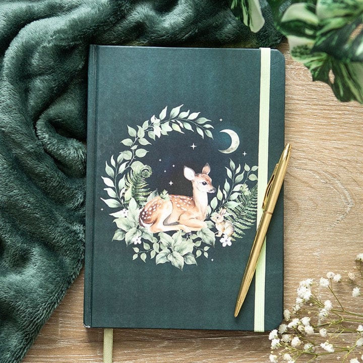 Jones Home & Gift Notebooks Green Fawn A5 Notebook