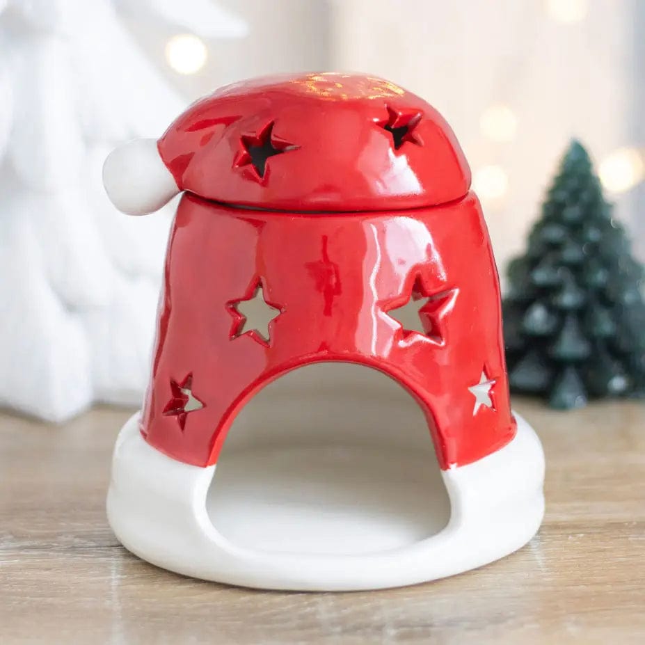 Jones Home & Gift Oil Burners Red Christmas Santa Hat Oil Burner
