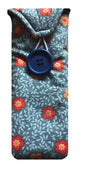 Orange Flowers Print Glasses Case - The Hare and the Moon