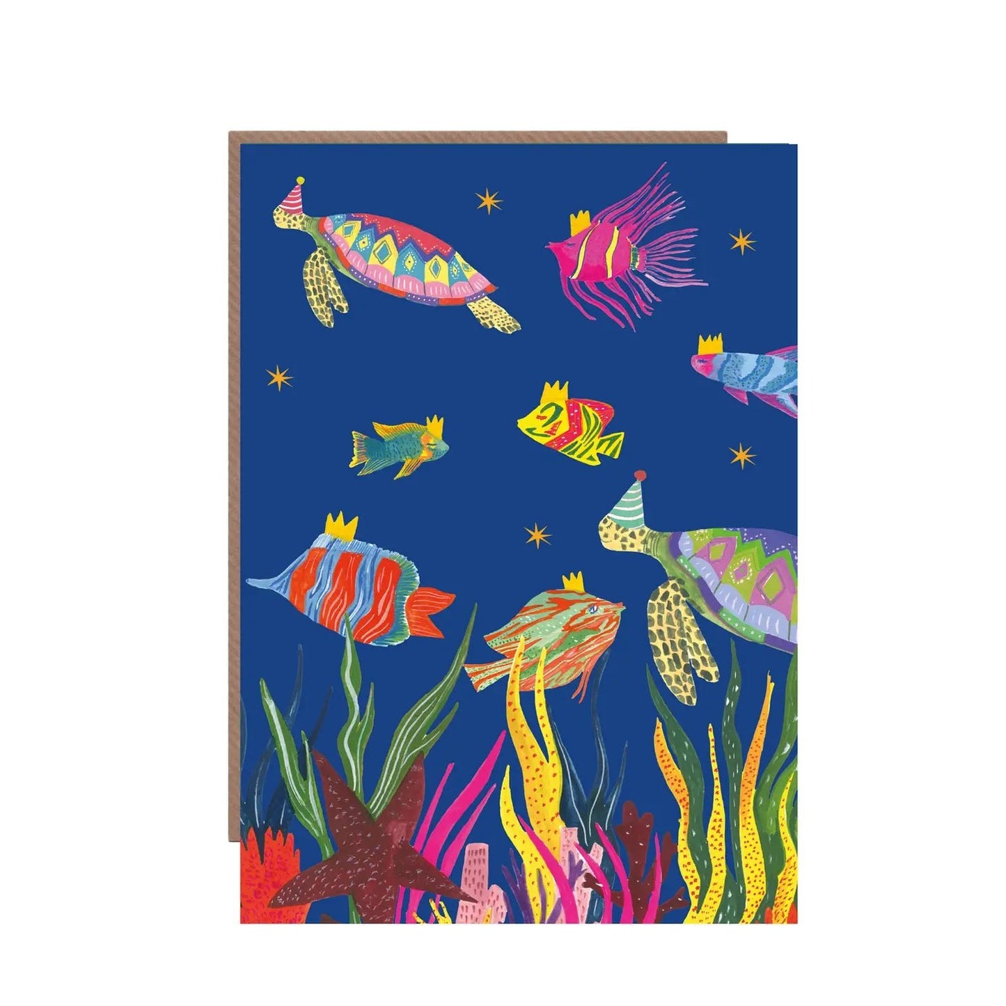 Our planet Under The Sea blank Greeting Card - HCWB309 - The Hare and the Moon