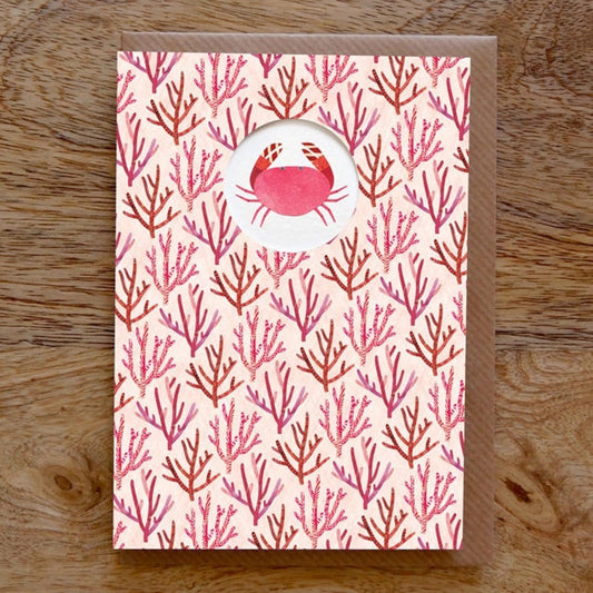 Paper Whale Cards Crab Greeting Card - PW5