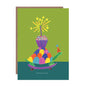 Party Tortoise On Skateboard Birthday Greetings Card - HCWB444