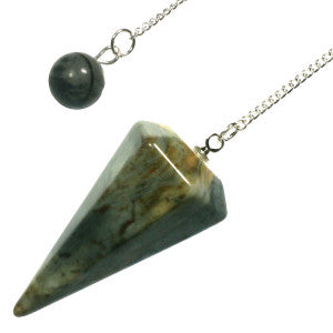 Jasper Picasso Pendulum  - The Stone of Friendship Pen349