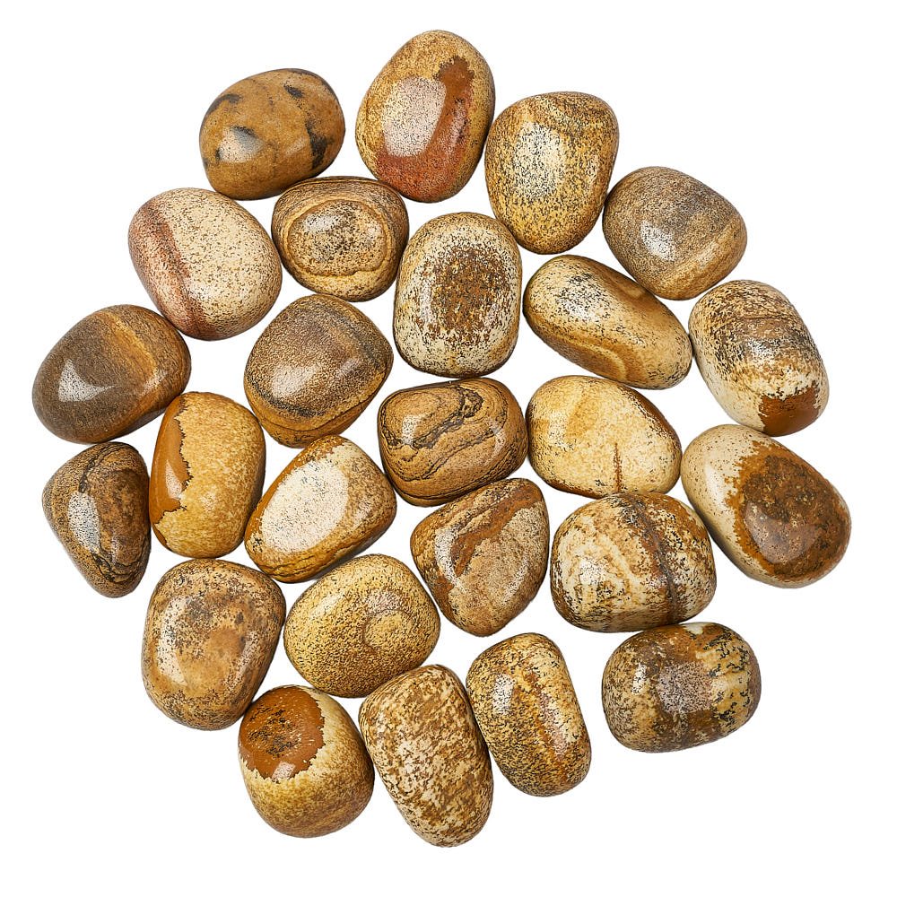 Picture Jasper Tumble Stone - The Stone of Many Stories
