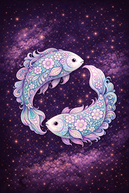 Zodiac Constellation Greeting Card - The Hare and the Moon