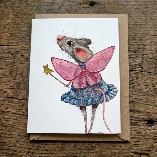 Pocket Fairy | Jurga Ryan | 6x4" Greeting Card | JRA41