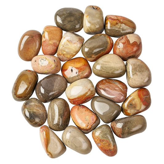 Polychrome Jasper Tumble Stone - Stone of Joy, Grounding, and Creativity