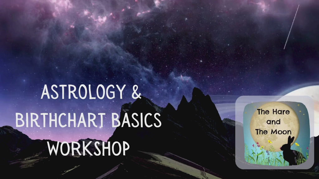 Online Birthchart Basics Astrology Workshop - AVAILABLE NOW