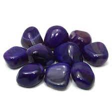 Purple Agate Tumble Stone - The Stone of Harmonising