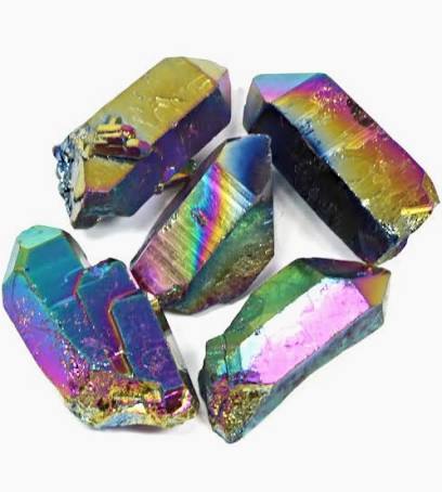 Rainbow Amethyst Points - Stone of Radiant Harmony