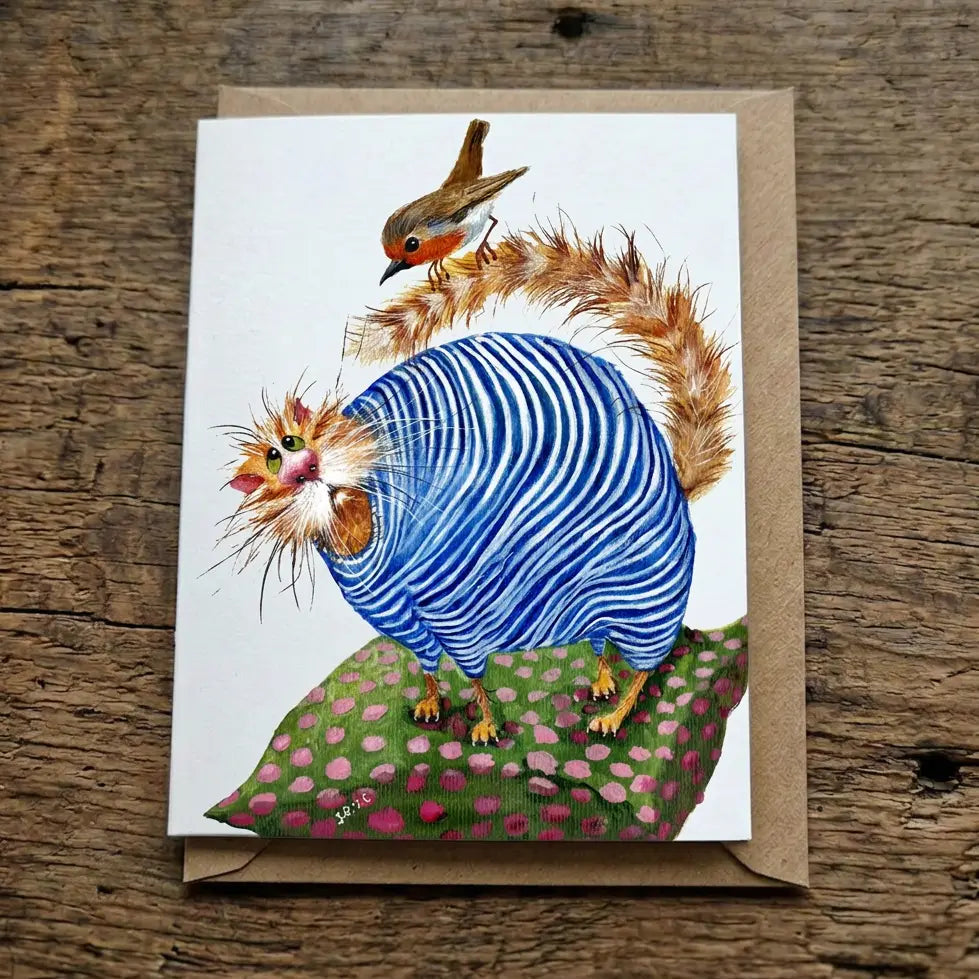 Small Talk Vii | Jurga Ryan | 6x4" Greeting Card | JRA28