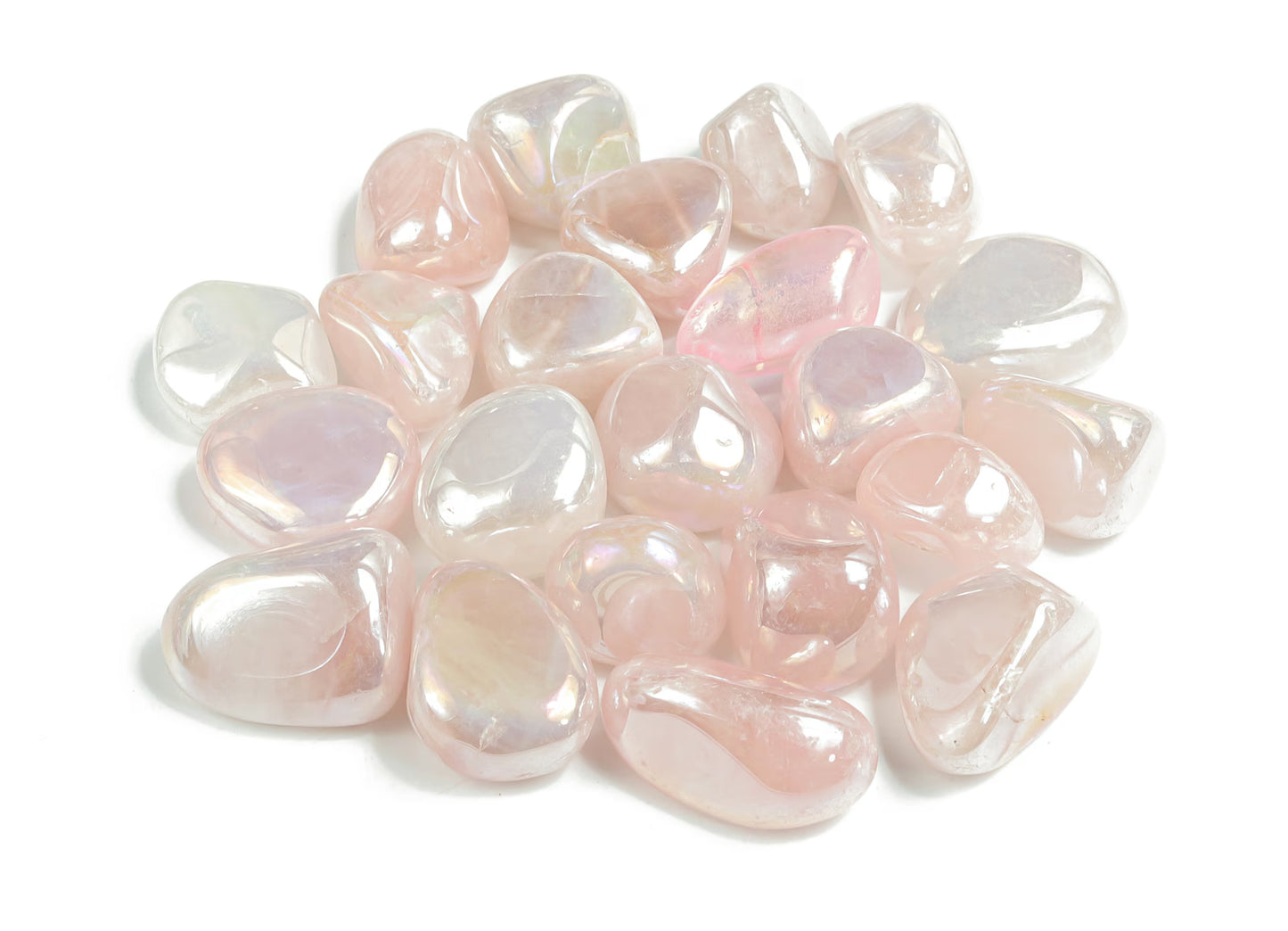 Rose Quartz Aura Tumble Stone