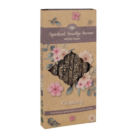 White Sage Cleansing Spiritual Smudge Incense Sticks - IN_542502