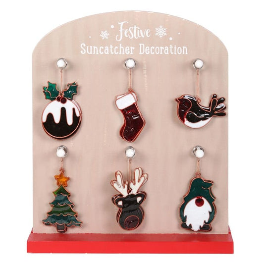 Sasse & Belle Christmas Decorations FESTIVE CHRISTMAS SUNCATCHERS