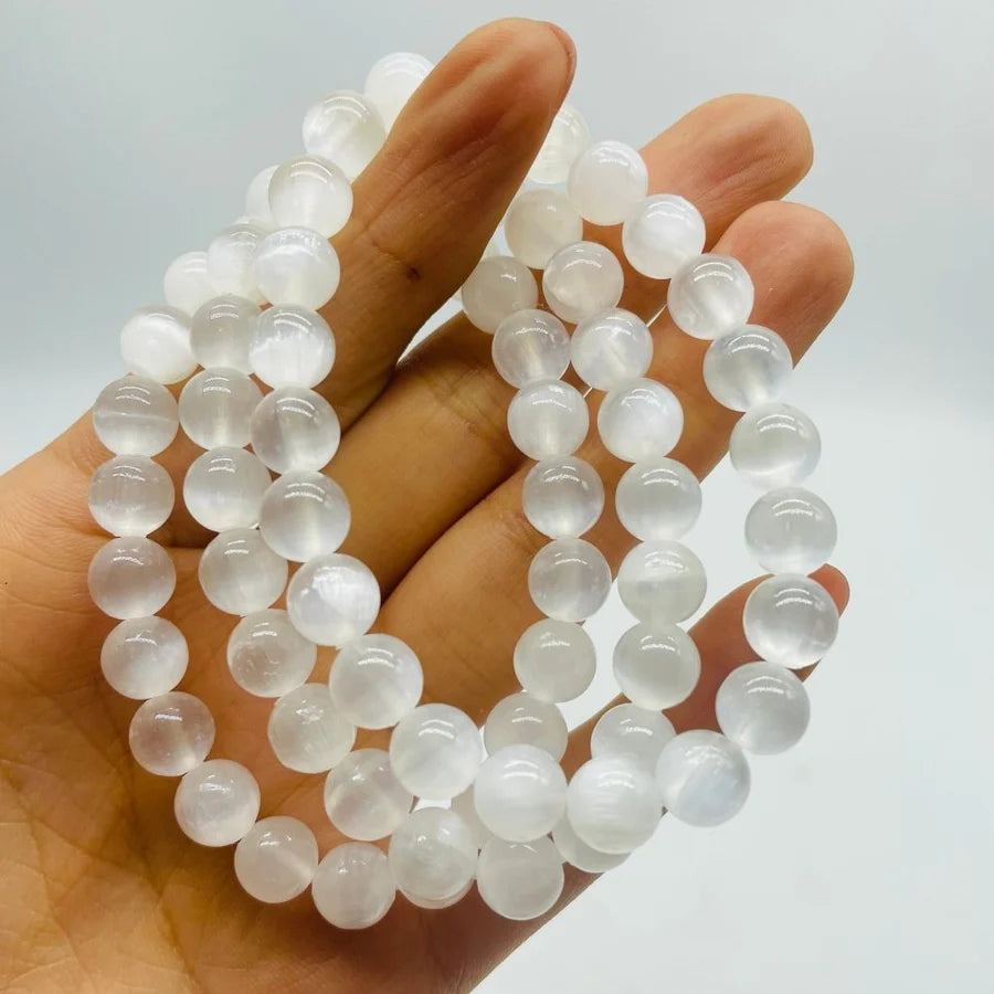 Selenite Bracelet Power Bracelet  - EB109
