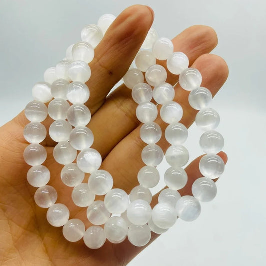 Selenite Bracelet Power Bracelet  - EB109