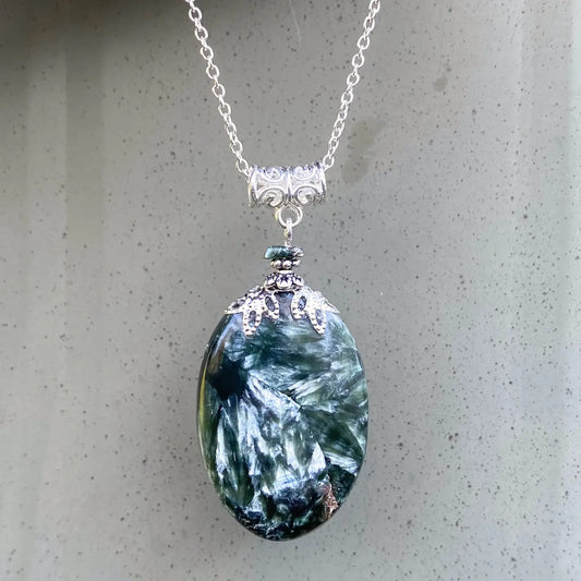 Seraphanite Pendant, Divine Guidance - GHC21