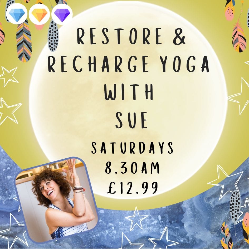 The Hare and the Moon Spiritual Restore & Recharge Yoga with Sue - Saturdays - 8.30am - £12.99 Per class