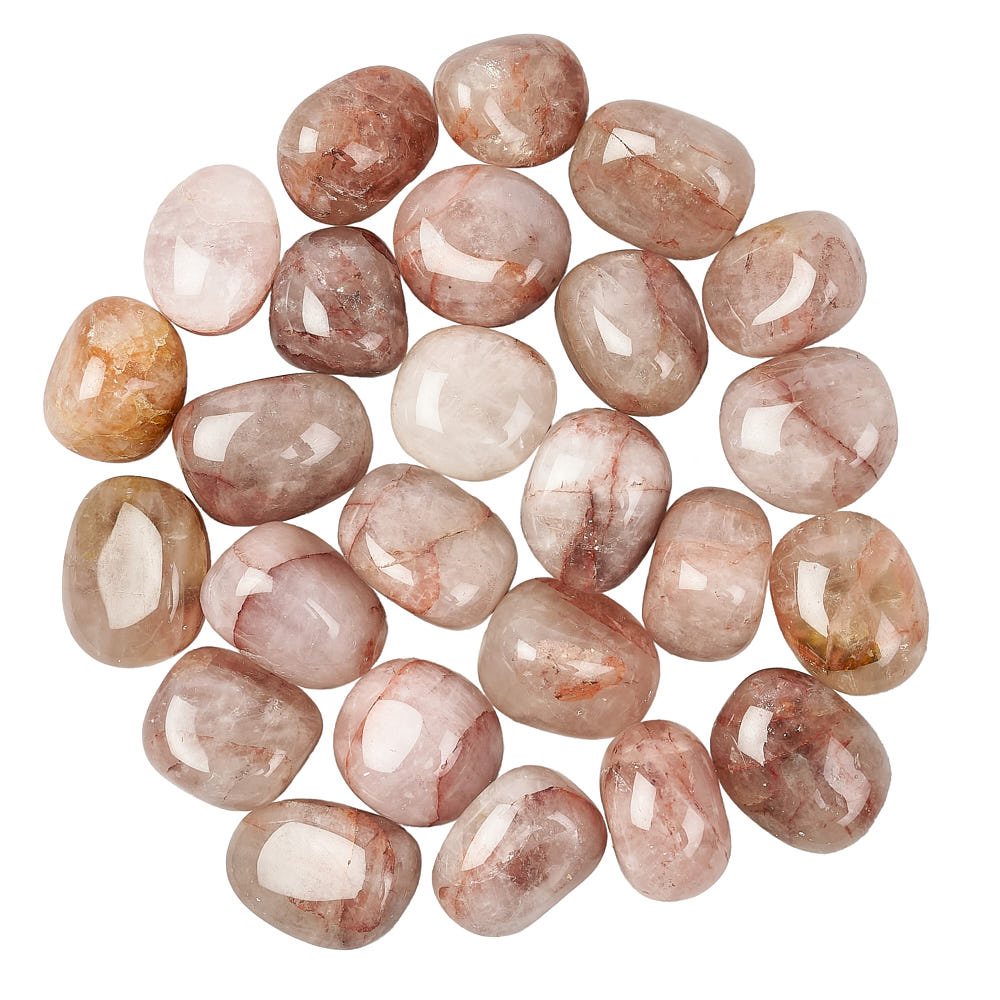 Strawberry Quartz Tumble Stone  - The Stone of Fantasies