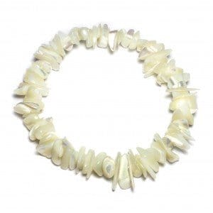 The Hare and The Moon Bracelets Mother of Pearl Chip Bracelet  - CP934