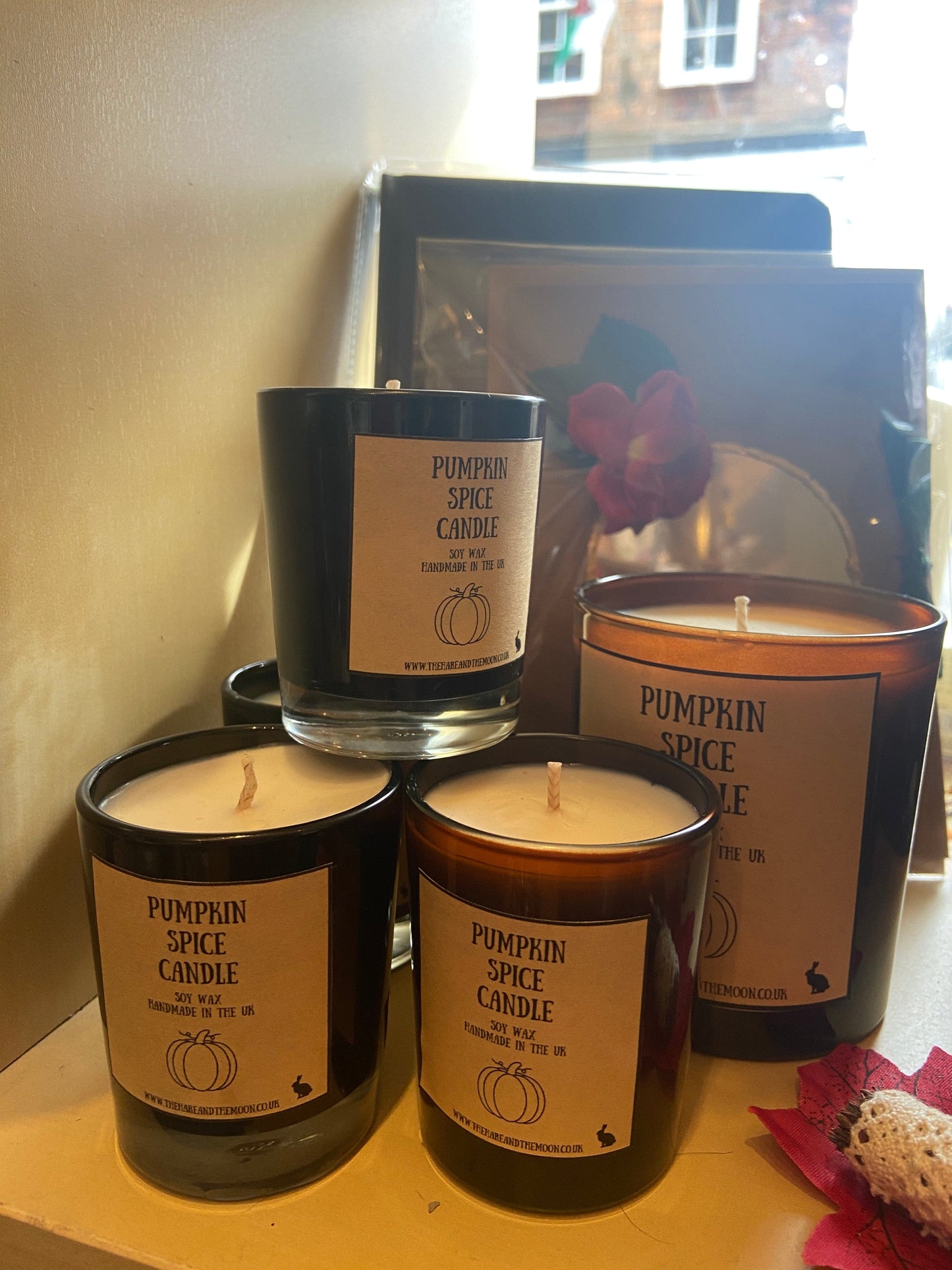The Hare And The Moon Candles & Accessoires Handmade Halloween Pumpkin Spice Candle