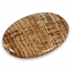 The Hare and The Moon Crystals Aragonite Palm Stone  -  The Stone of the Earth Goddess - PS90