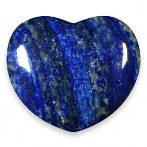 The Hare and The Moon Crystals Lapis Lazuli Heart - Stone of Inner Truth & Clarity - HE429