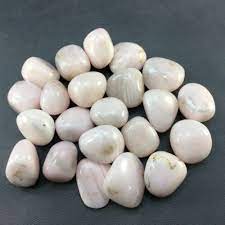The Hare and The Moon Crystals Mangano Calcite Tumble Stone - The Stone of Empathy