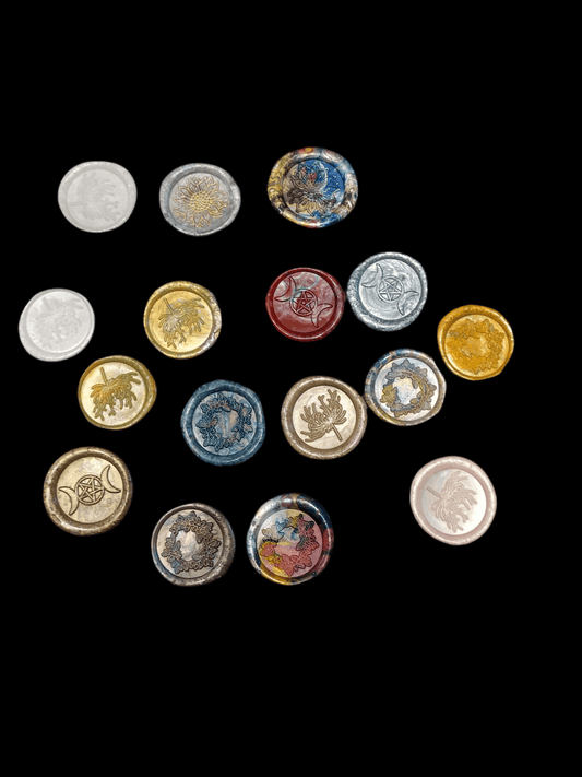 The Hare and the Moon Wax seals for letters-wsl15