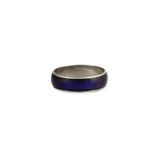 Zad Rings Silver Band Mood Ring - ZA122
