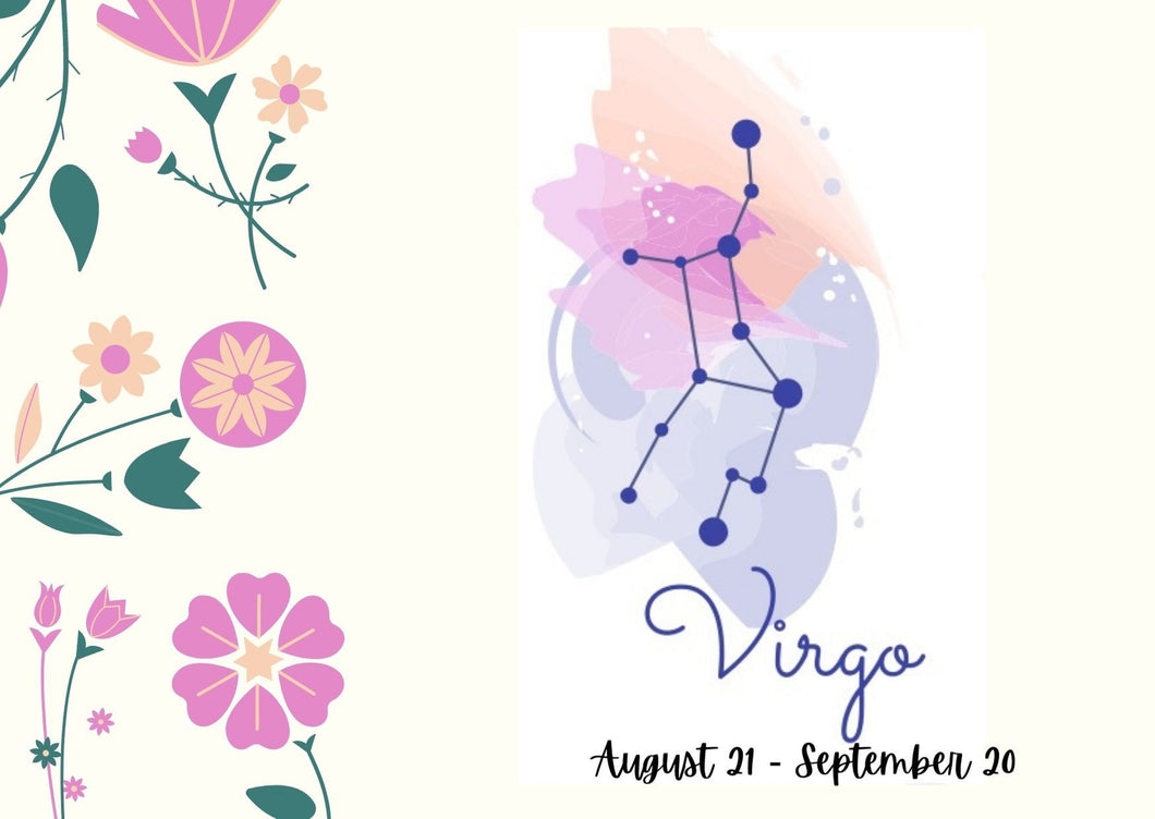 Virgo Star Sign Postcard freeshipping - The Hare and the Moon