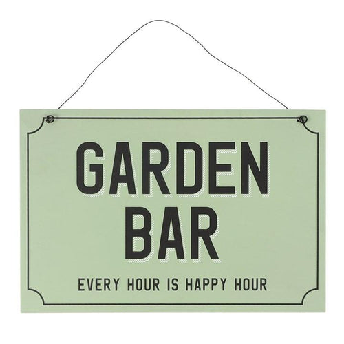 GARDEN BAR HANGING SIGN freeshipping - The Hare and the Moon