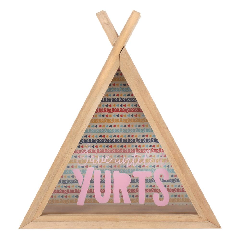 Save Until It Yurts Teepee Money Box freeshipping - The Hare and the Moon