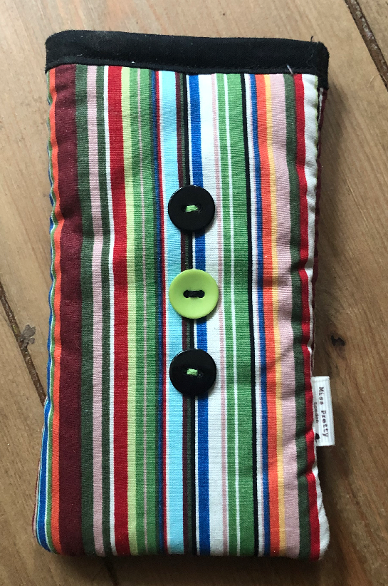 Striped Print Mobile Phone Sock Pouch freeshipping - The Hare and the Moon