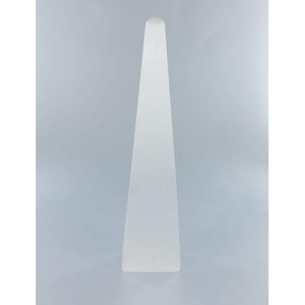 Selenite Obelisk - Stone of Cleansing & Neutralising - PSOLS - The Hare and the Moon