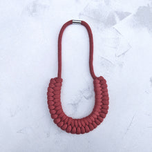Load image into Gallery viewer, Twist Style Wool Rope Necklace - TS1 - The Hare and the Moon
